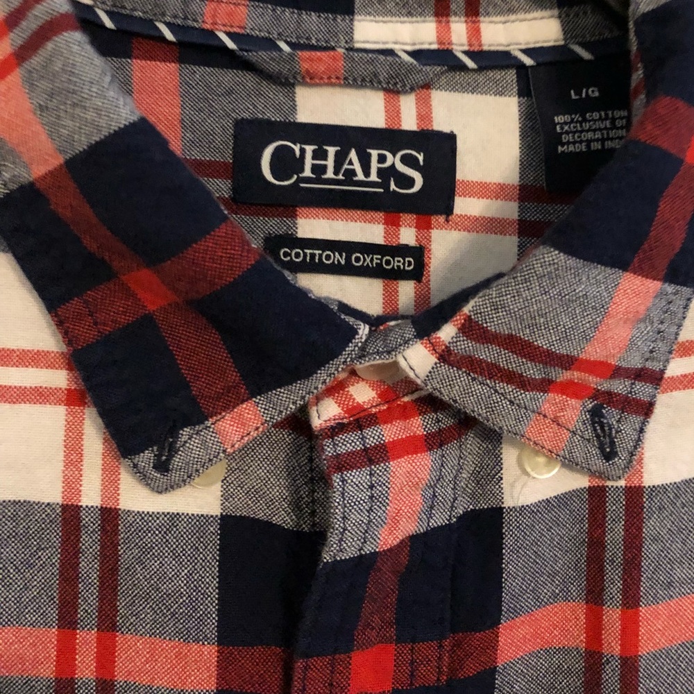 Chaps Button Down Flannel - Picture 2 of 3